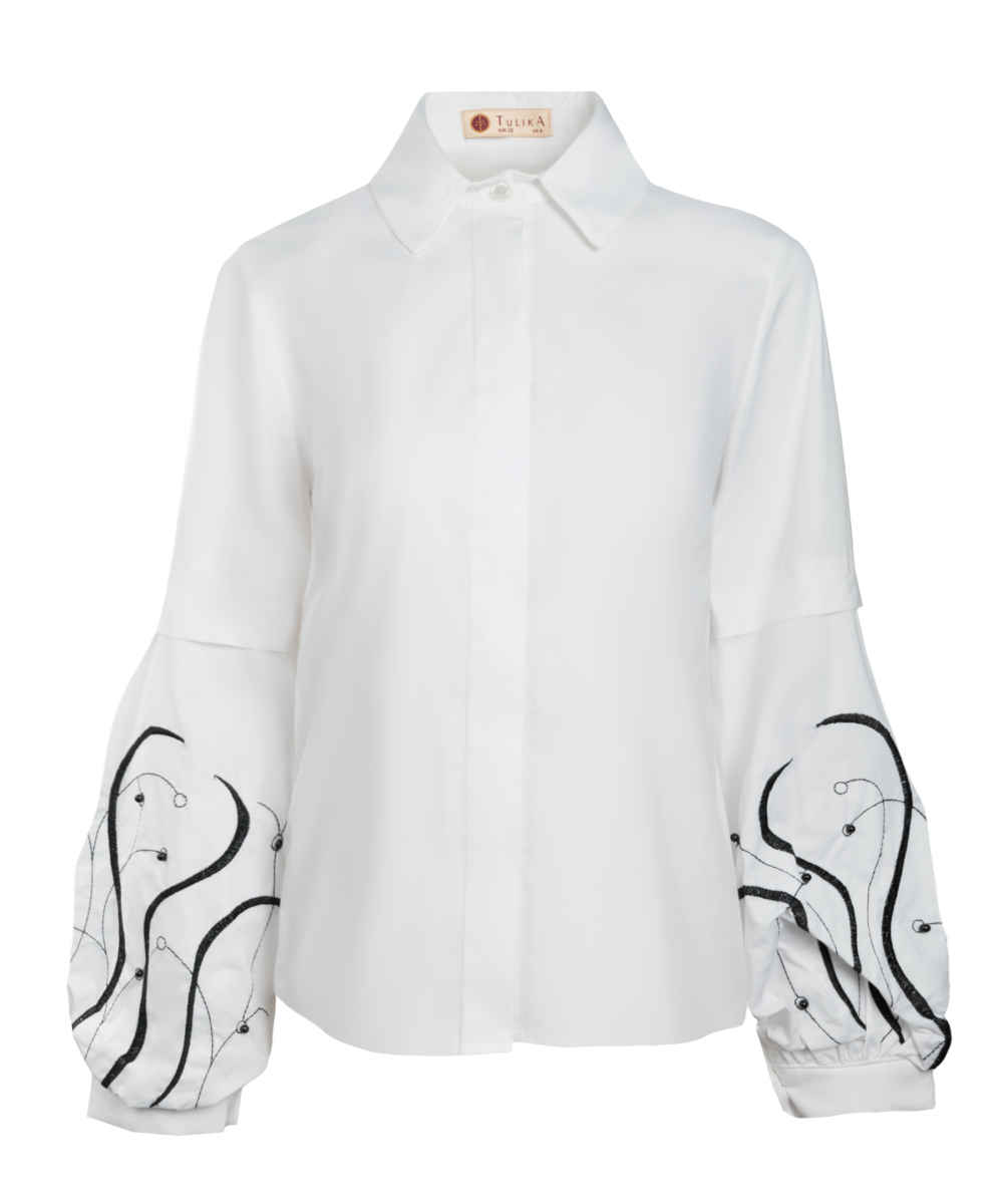 Blouse à manches longues pour femmes Modèle Raaz