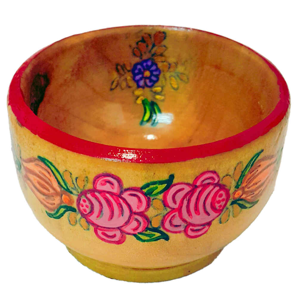 Set de plats Haftseen en bois avec miroir adapté pour Nowruz Fleur