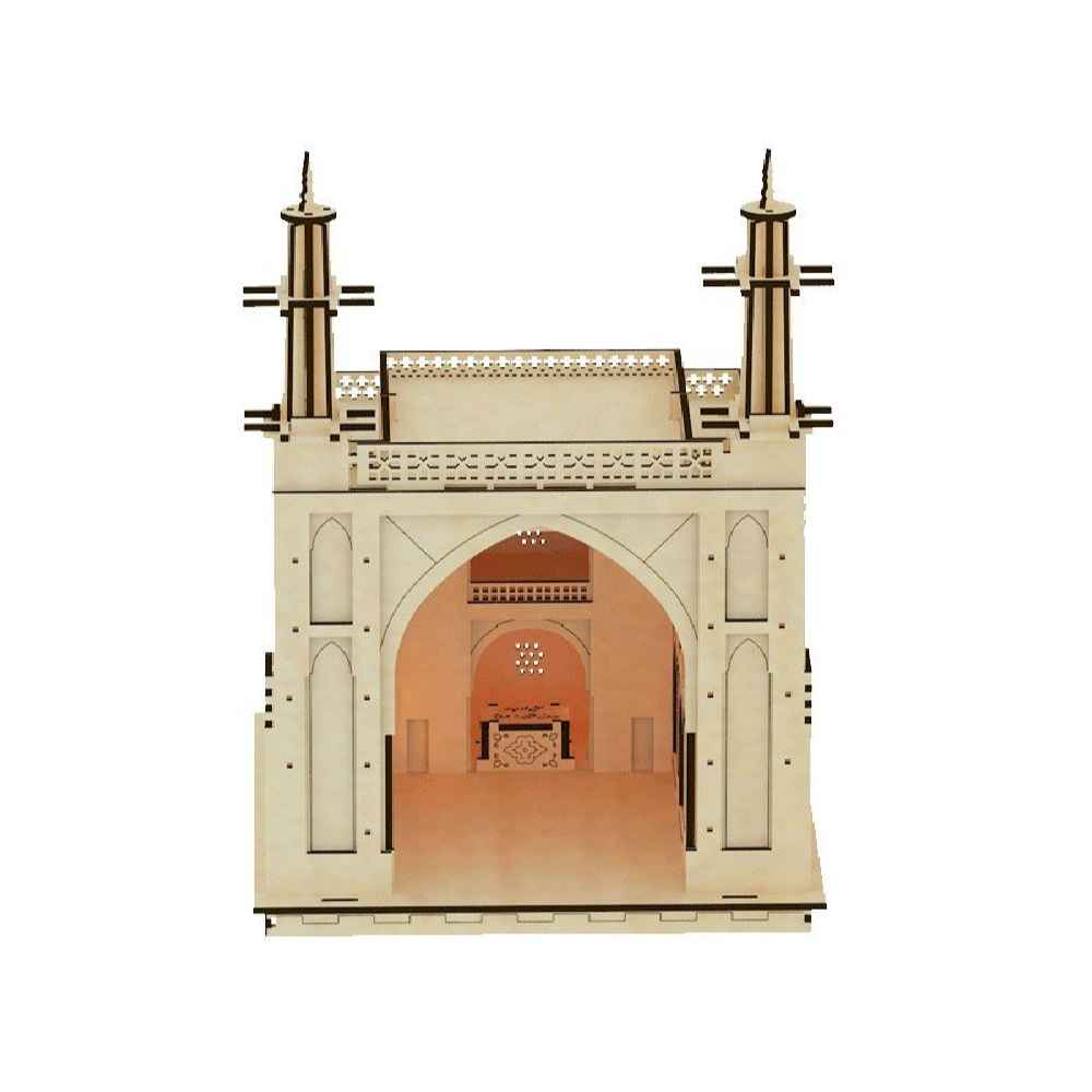 54-Pièces Puzzle en bois 3D : Monar Jonban – Design complexe