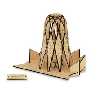 58-Pièces Puzzle 3D : Tombe d’Omar Khayyam – Modèle détaillé