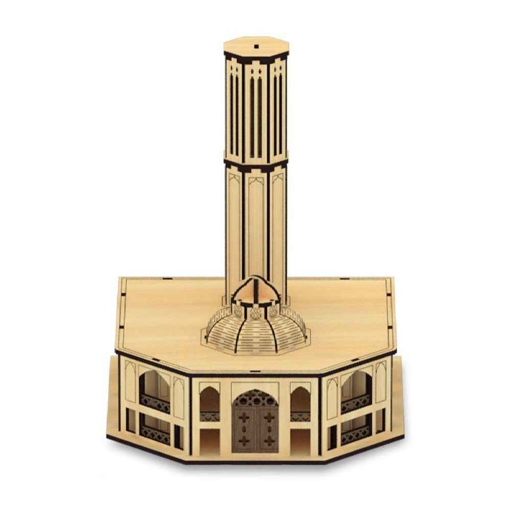 86-Pièces Puzzle 3D : Attrape-vent Dolat Abad – Modèle architectural