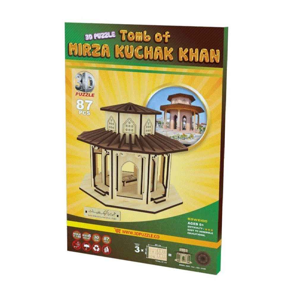 87-Pièces Puzzle 3D : Tombe de Mirza Kuchak Khan – Design complexe