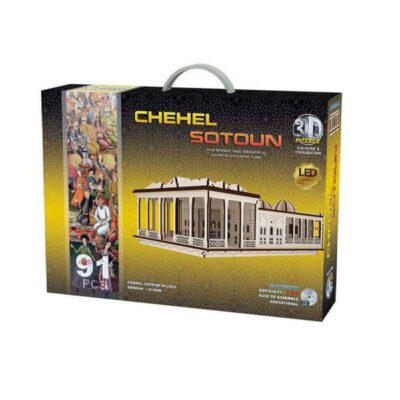 91-Pièces Puzzle 3D : Palais Chehel Sotoon – Architecture élégante