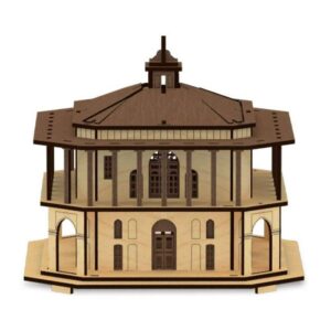 98-Pièces Puzzle 3D : Chehel Sutoon Qazvin – Modèle historique