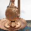 Decorative Persian Copper Aftabeh with Basin Bowl - Panah Model