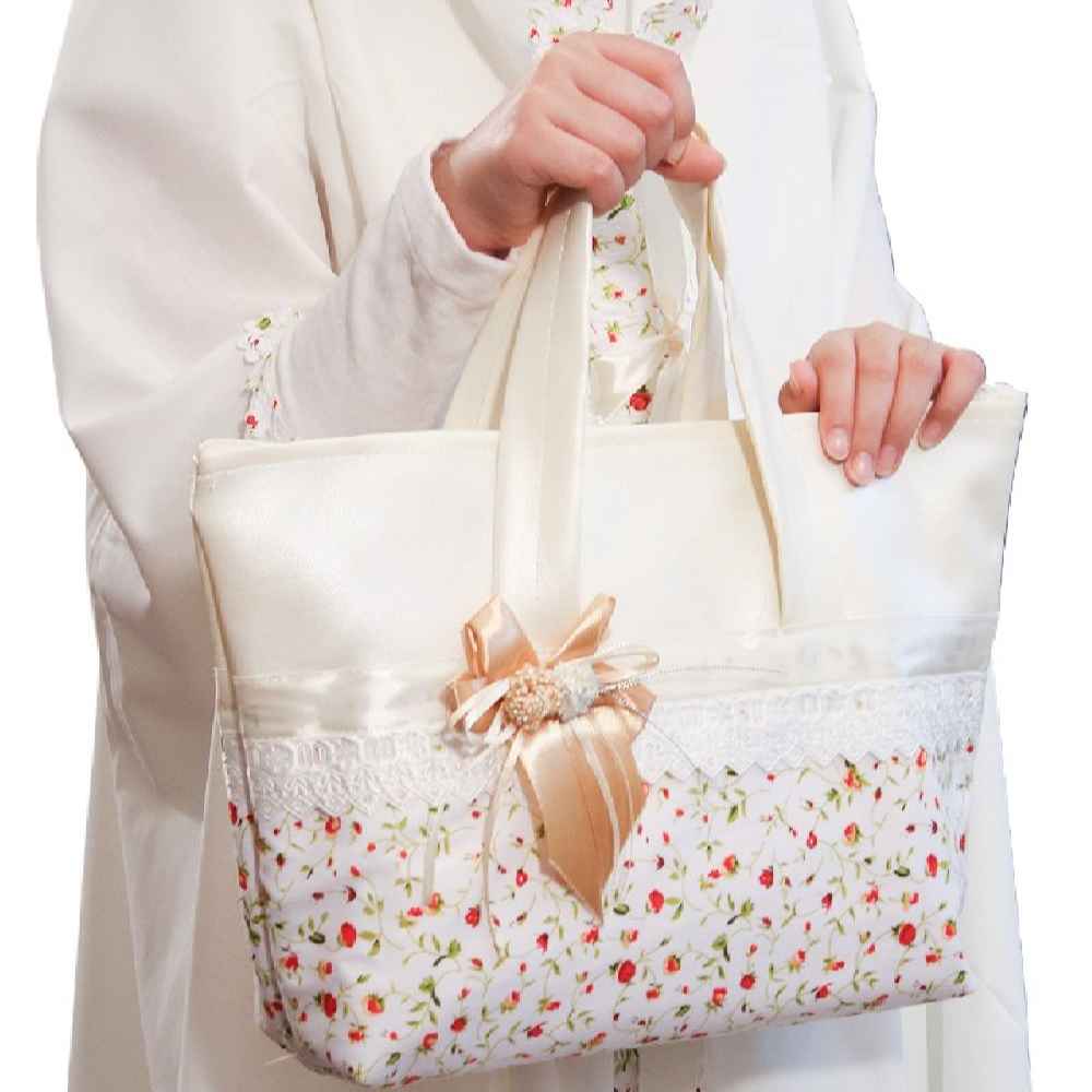 Ensemble Tchador pour la Célébration Taklif des Filles avec Manches Modèle Nastaran