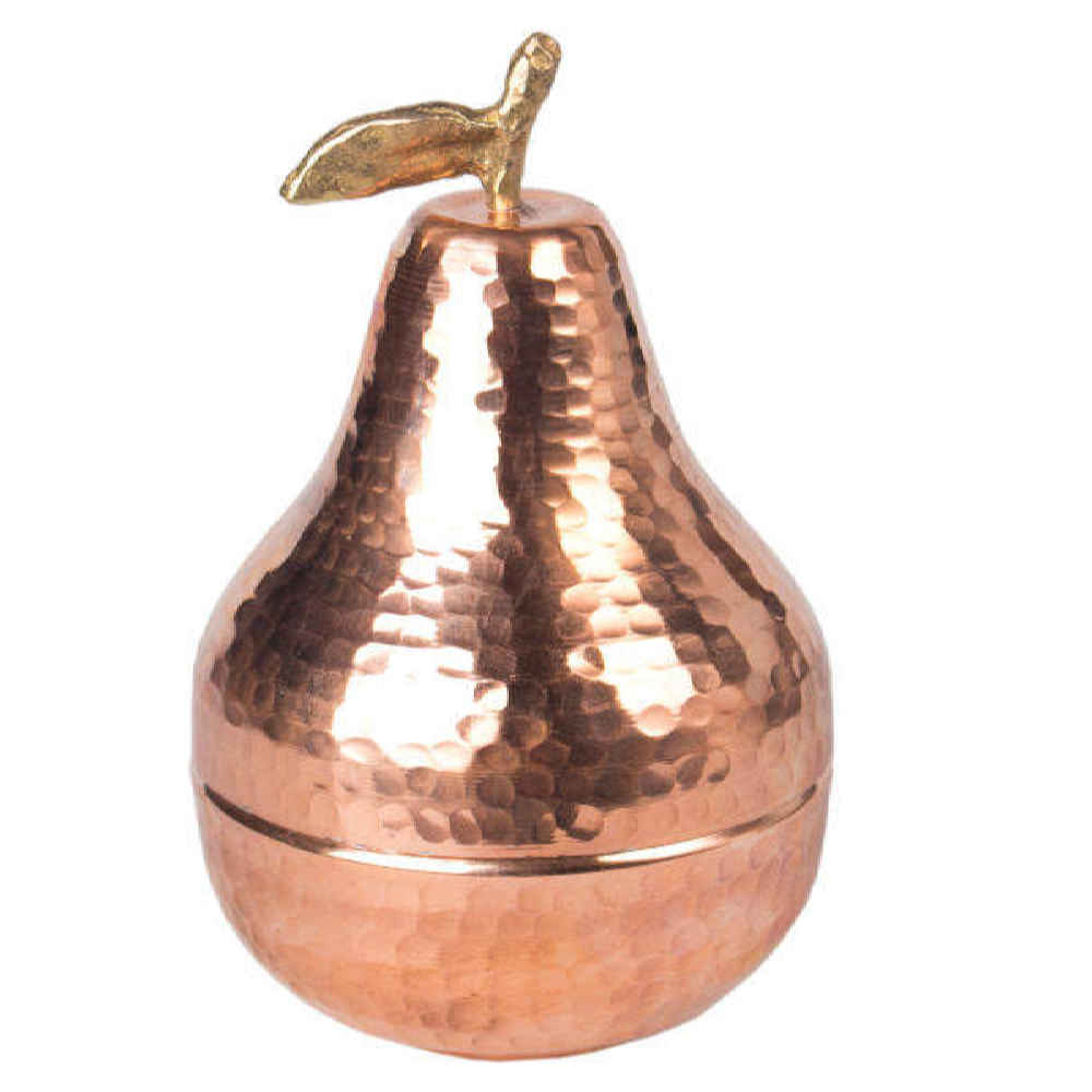 Sucrier persan artisanal en cuivre - Martelé Poire