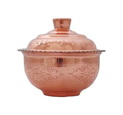 Sucrier persan artisanal en cuivre – Martelé