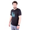 T-shirt islamique pour musulmans noir Calligraphie Ali al-Asghar