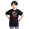 T-shirt islamique pour enfants noir Calligraphie Al-Qasim ibn Hasan