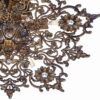 Lustre semi-encastré en laiton – style florentin et vintage Roshan