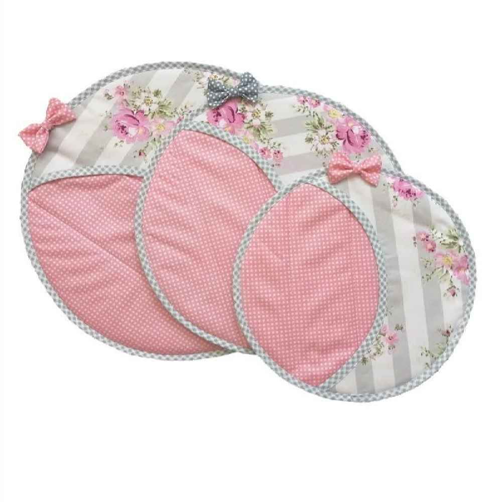 Damkoni – Bonnet de Riz Iranien – Attrape-Vapeur pour Couvercle Ensemble de 3 – Modèle Bahareh