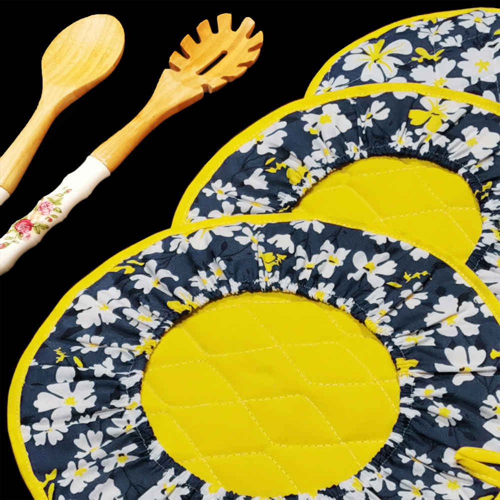 Damkoni – Bonnet de Riz Iranien – Attrape-Vapeur pour Couvercle Ensemble de 3 – Modèle Ravella