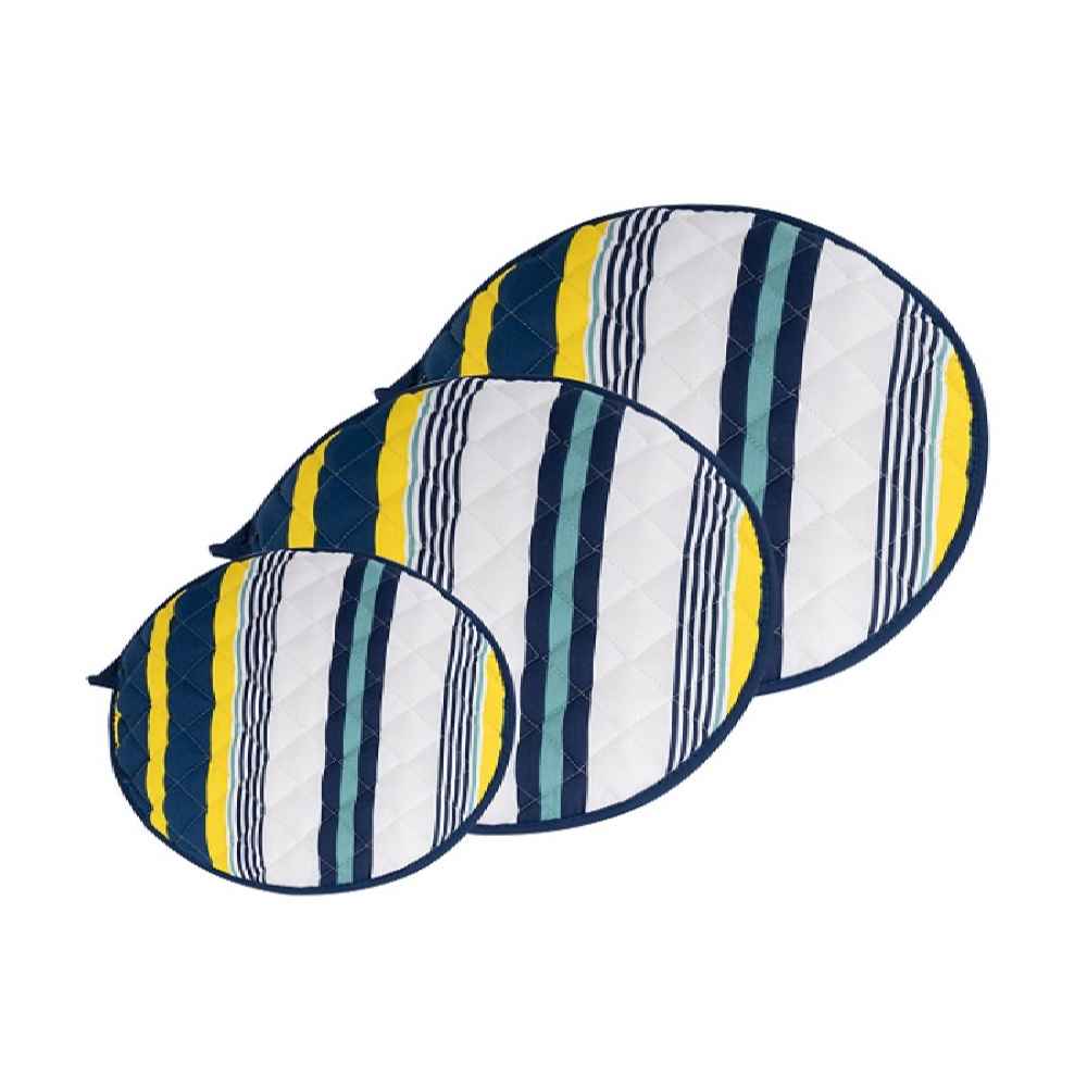 Damkoni – Bonnet de Riz Iranien – Attrape-Vapeur pour Couvercle Ensemble de 3 – Modèle Vanille