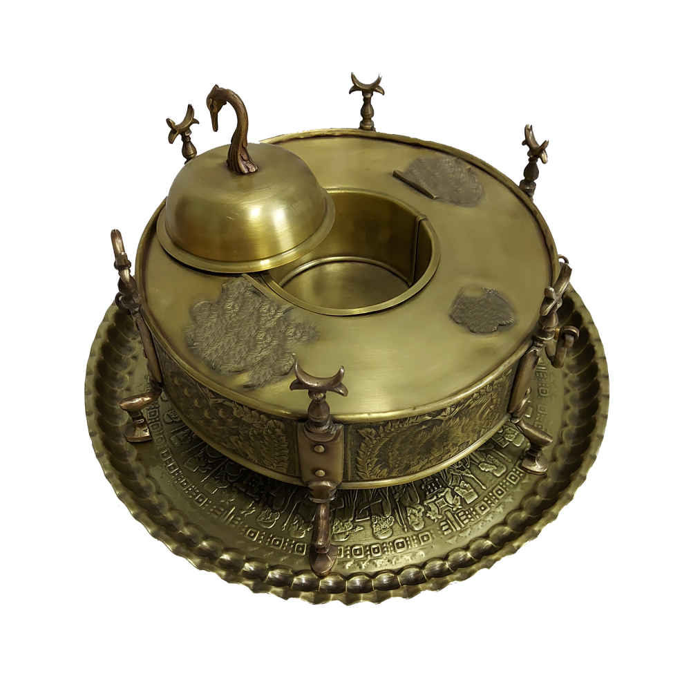 Brûleur persan de Manghal Esfand et Bakhoor – Laiton gravé