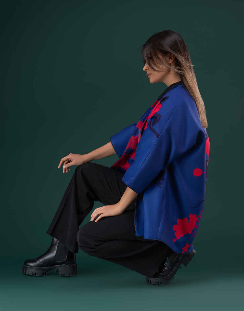 Manteau persan modèle Floraison