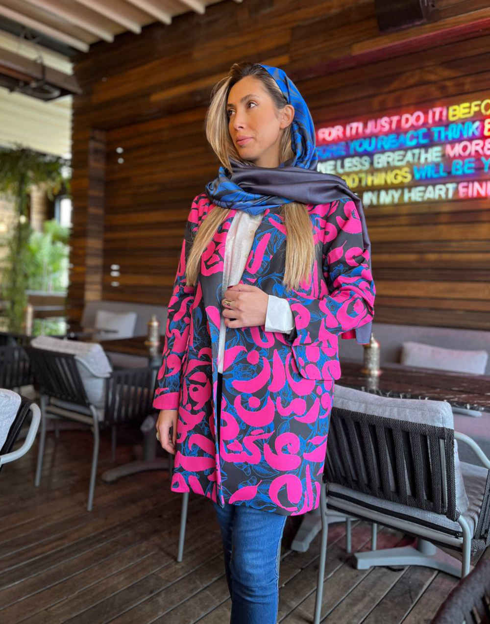 Manteau persan modèle Harfha