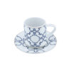 Set de tasses à thé perses avec sous-tasse - Design Tiam Porcelaine (12 pièces)