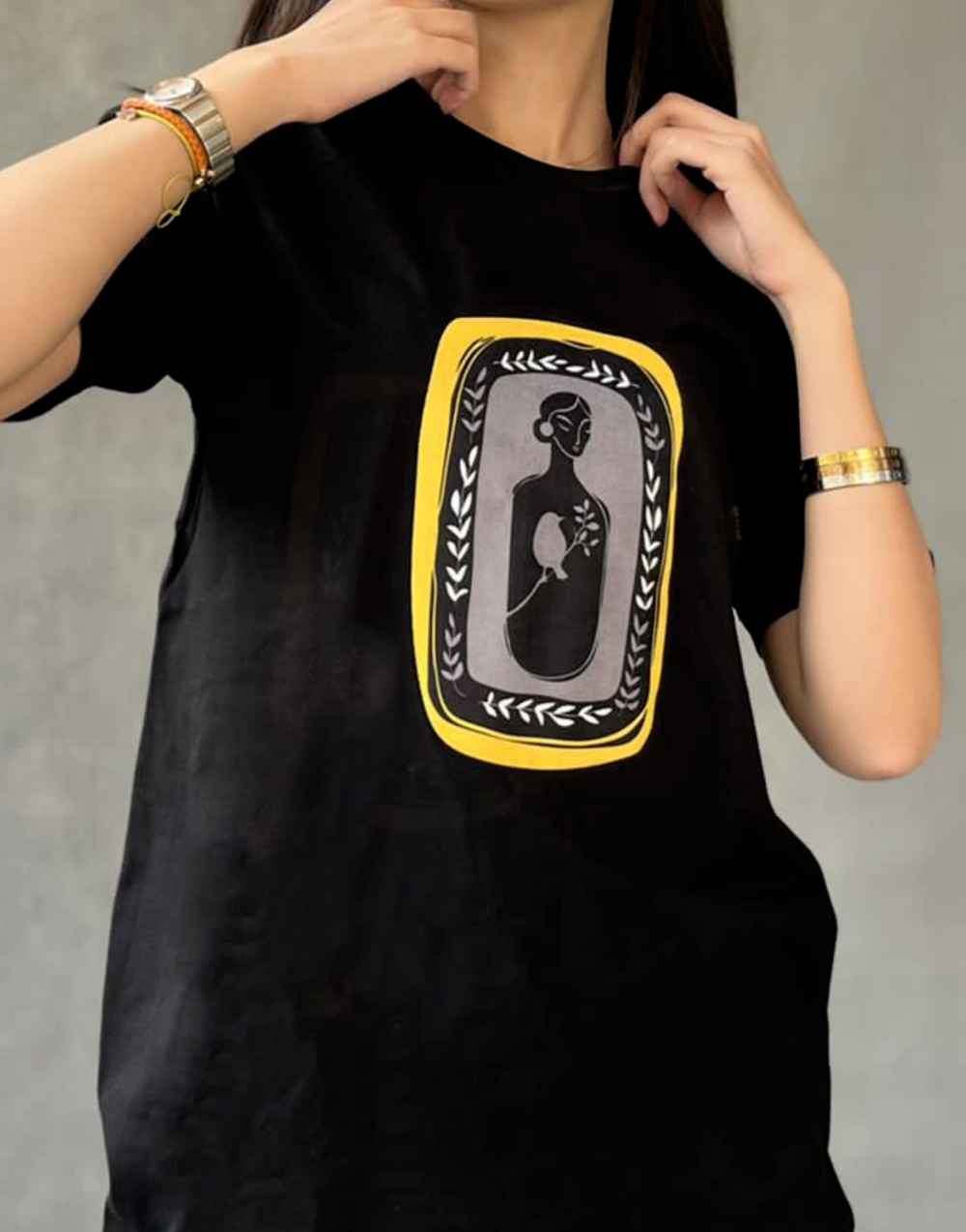 T-shirt Unisexe Graphique – Modèle Zendegi | T-shirt Artistique sur la Vie