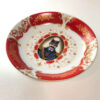 Assiette à thé persane - Porcelaine avec motif Shah Abbasi Naseri (Lot de 6)