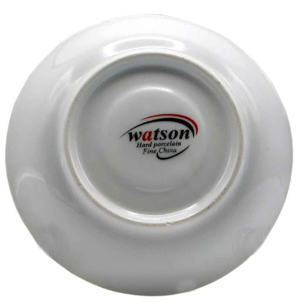 Assiette à thé persane – Porcelaine avec motif Shah Abbasi Ghalamkar (Lot de 6)