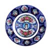 Assiette à thé persane - Porcelaine avec motif Miniature (Lot de 6)