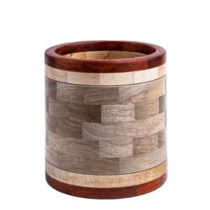 Porte-pinceaux de maquillage en bois Modèle Lux