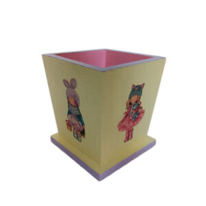 Porte-pinceaux de maquillage en bois Modèle Roya