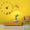 Horloge murale 3D minimaliste à monter soi-même avec motifs calligraphiques persans - Romantique
