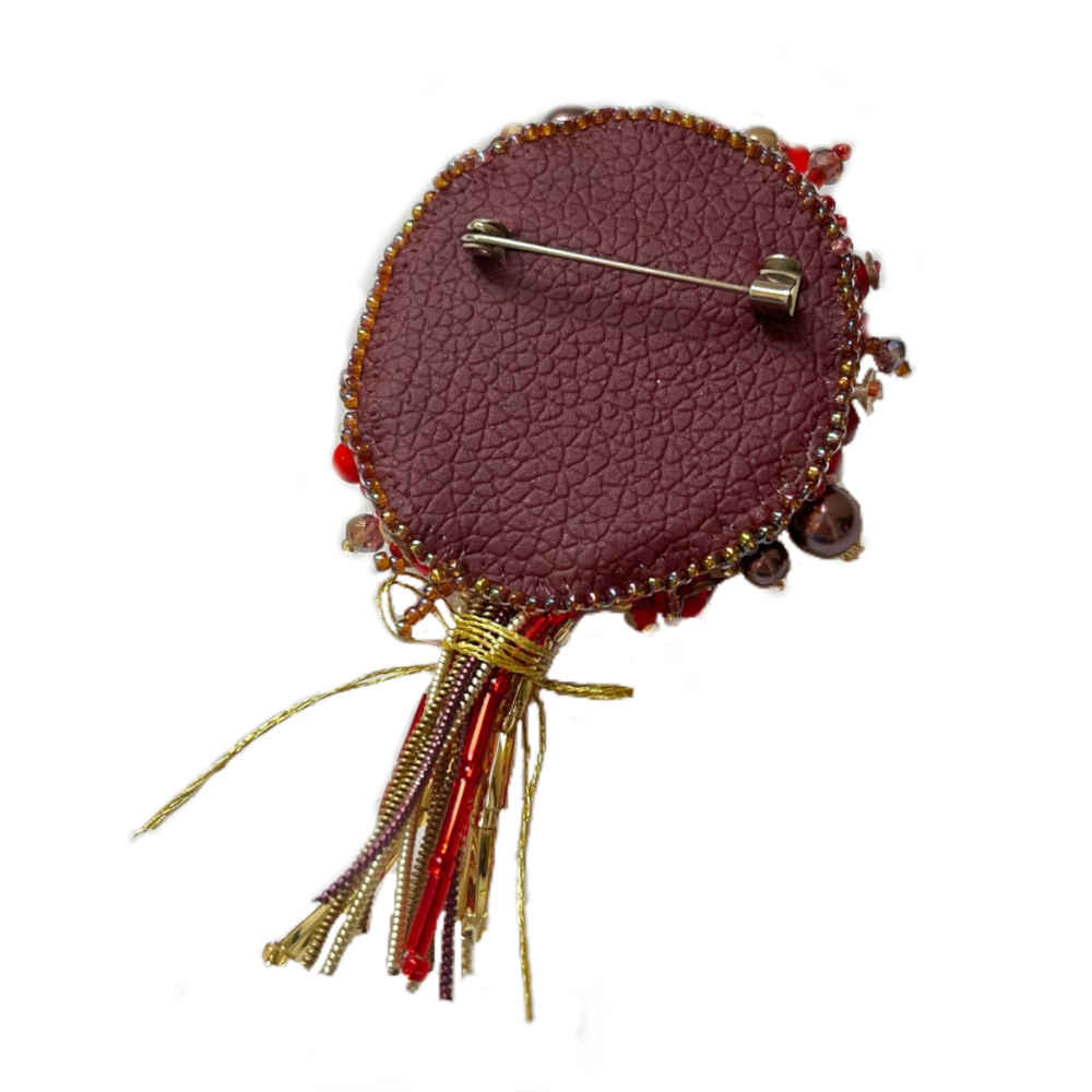 Épinglette féminine perles – Modèle Bouquet