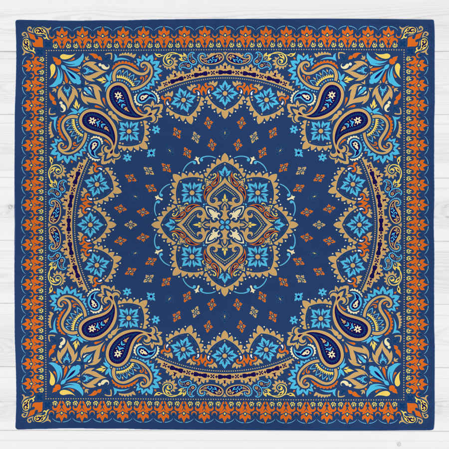 Nappe en velours design inspiré de l'élégance perse Sorena