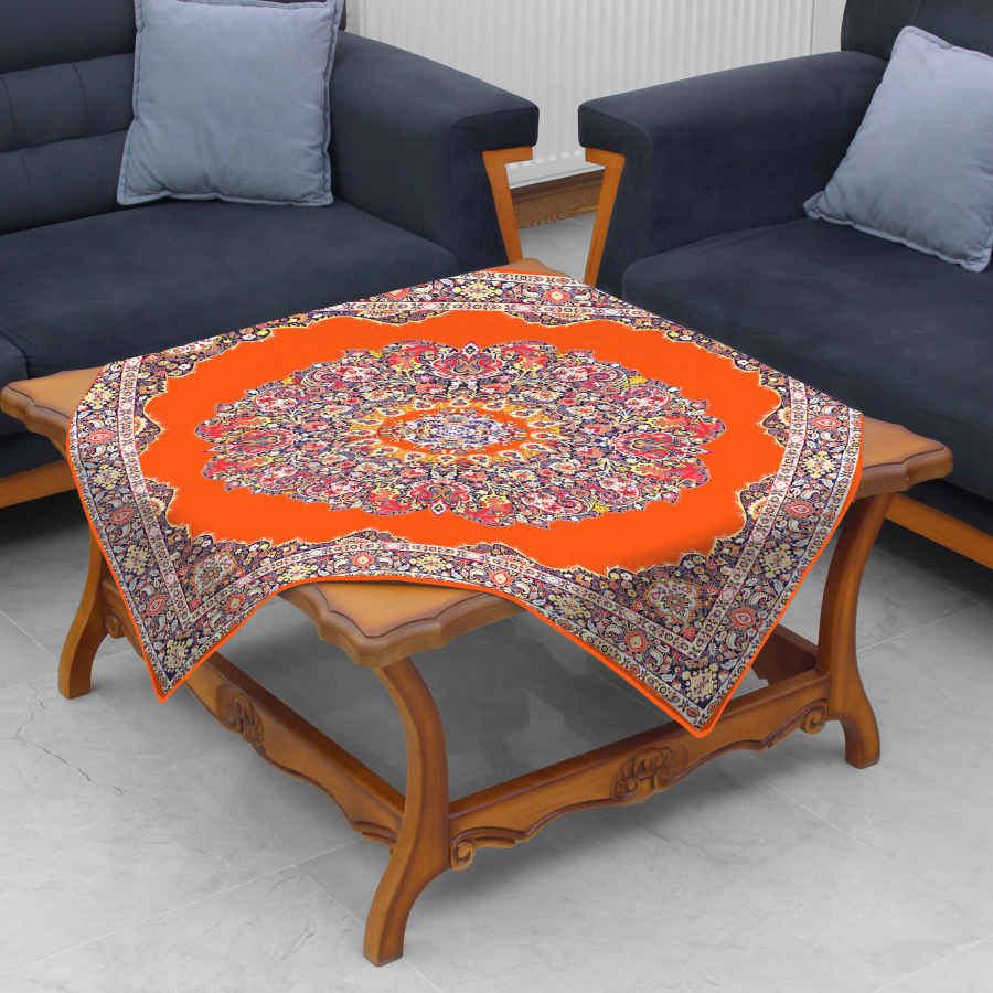 Nappe en Velours au Design Inspiré de l’Élégance Perse Boteh Jegheh