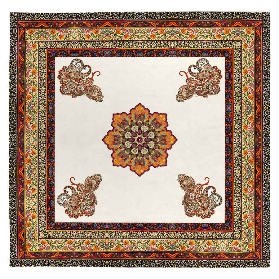 Nappe en velours design inspiré de l’élégance perse Borna