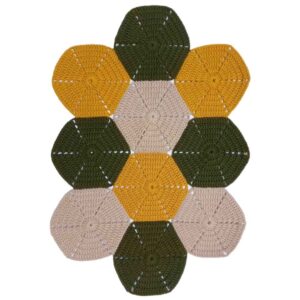 Nappe au Crochet Tricotée à la Main Modèle Boho