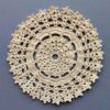 Nappe au Crochet Tricotée à la Main Modèle Crème