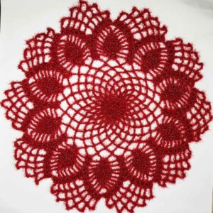 Nappe au Crochet Tricotée à la Main Modèle Elika