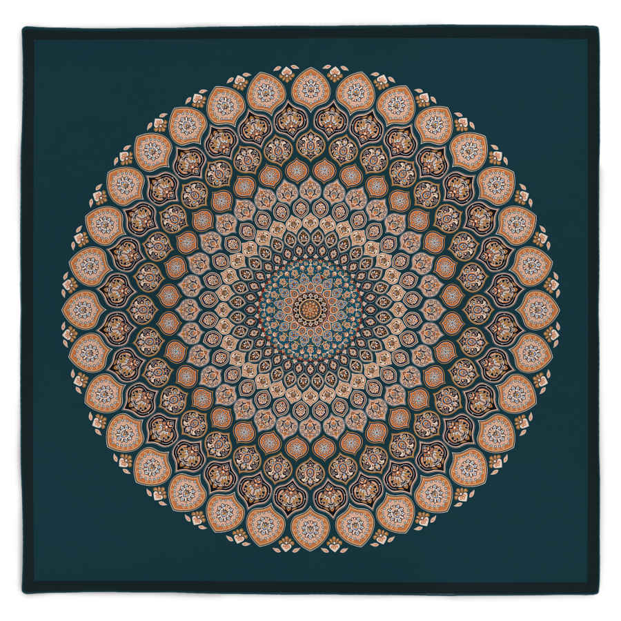 Nappe en velours design inspiré de l'élégance perse Tanaz