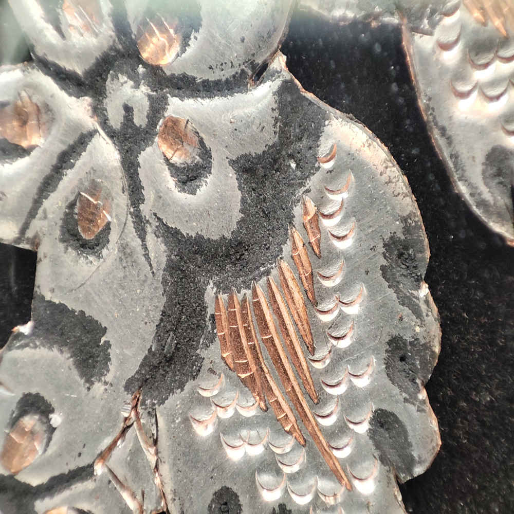 Plateau en cuivre décoratif gravé à la main avec art artisanal persan Paisley