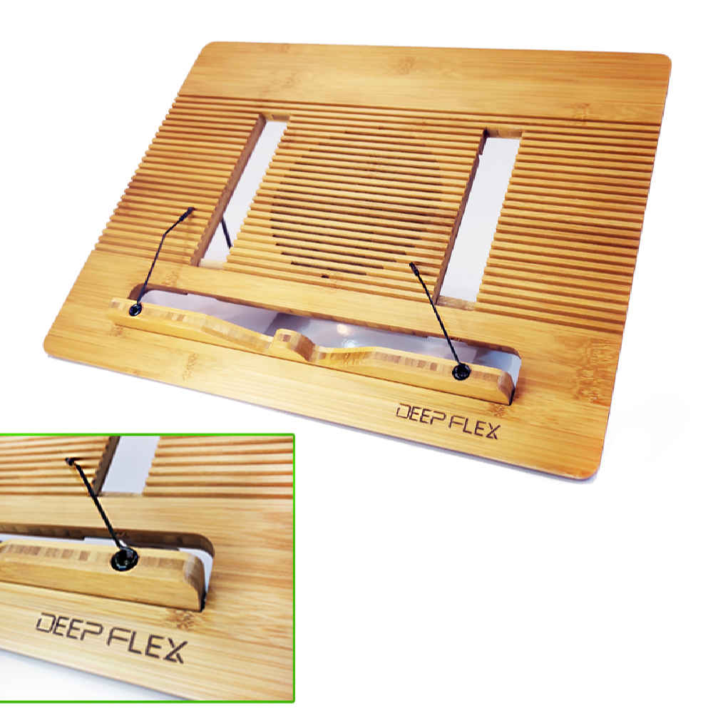 Support de livre pliable en bois : parfait pour une lecture confortable – Deep Flex
