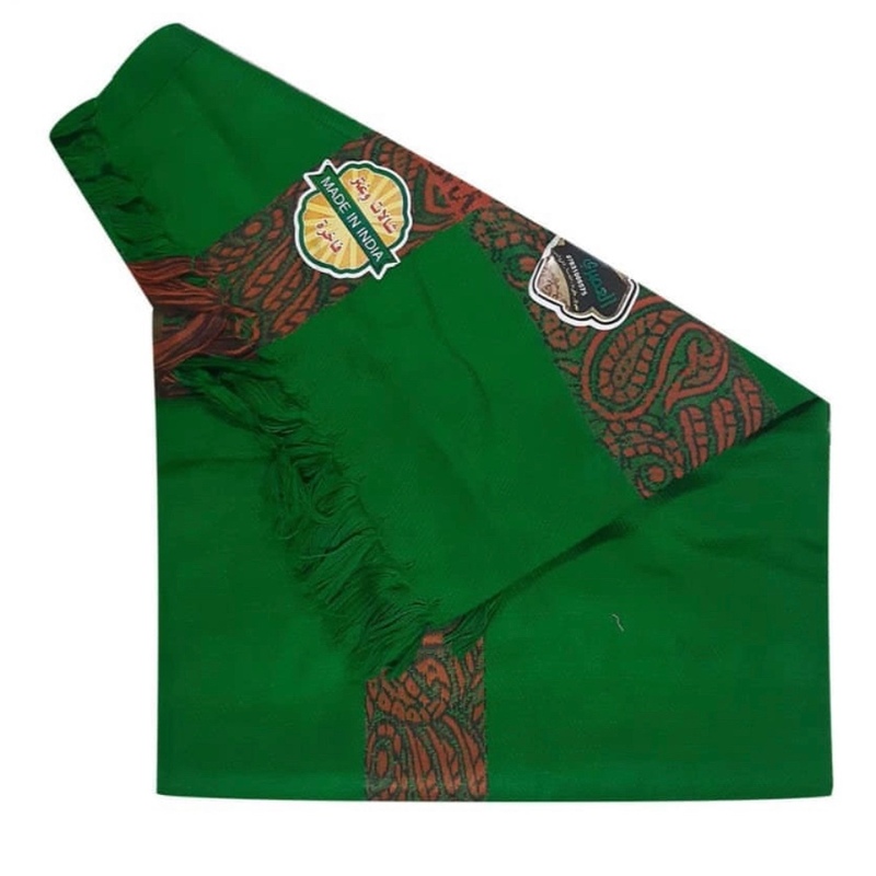 Châle Vert Cachemire pour Hommes – Style Pakistanais avec Motif Persil