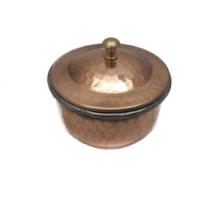 Sucrier persan artisanal en cuivre – Martelé Baloot