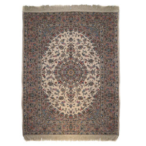 Tapis en laine persan noué à la main avec design Médaillon modèle Ziafat
