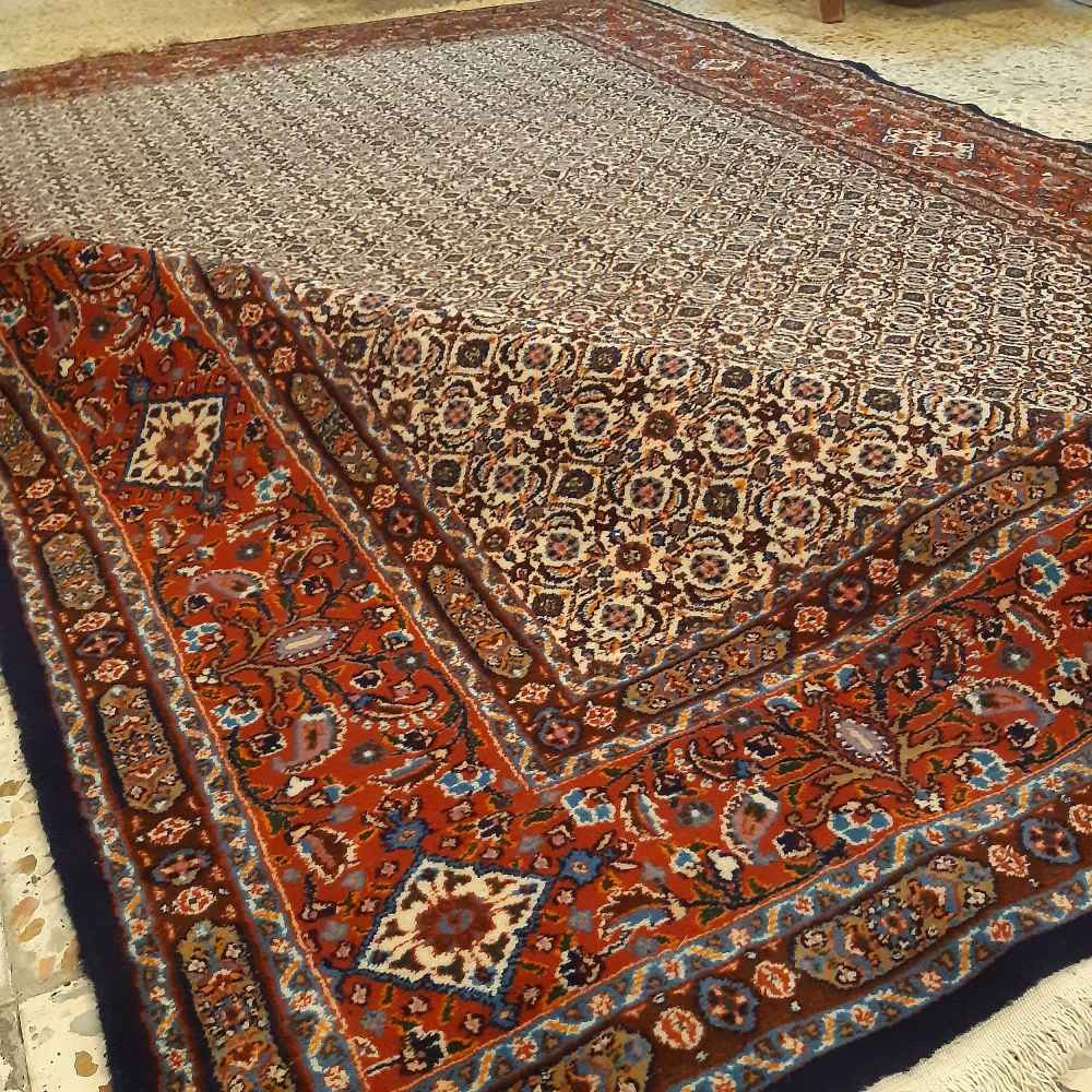 Tapis en laine persan noué à la main modèle Bahareh