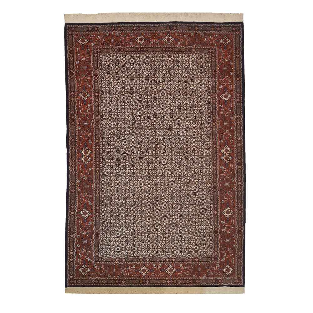 Tapis en laine persan noué à la main modèle Bahareh