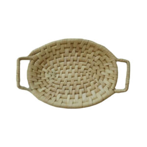 Panier en feuille de palmier tissé à la main persan modèle Banafsheh