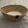 Panier de rangement en feuille de palmier tissé à la main persan modèle Farnaz