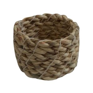 Panier de rangement en feuille de palmier tissé à la main persan modèle Gandom