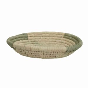 Panier en feuille de palmier tissé à la main persan modèle Mina