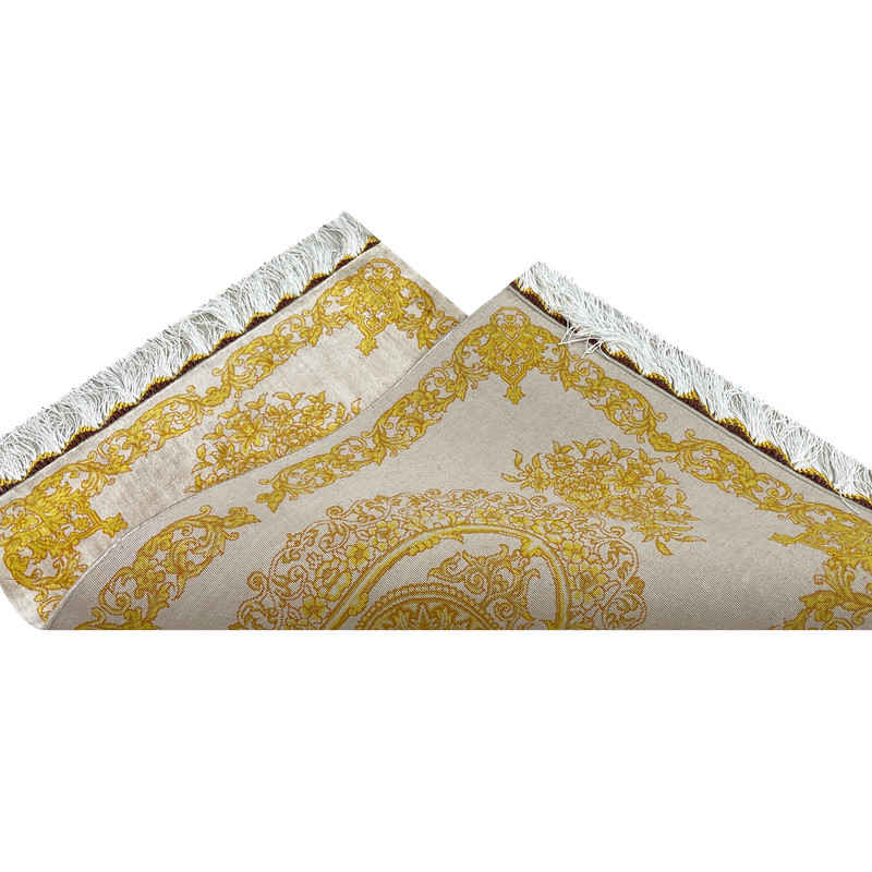 Nappe en Soie Nouée à la Main Thème Tapis Persan Modèle Versace