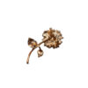 Flower Brooch Pin – Metal Sunflower Design: Broche Fleur – Design Tournesol en Métal